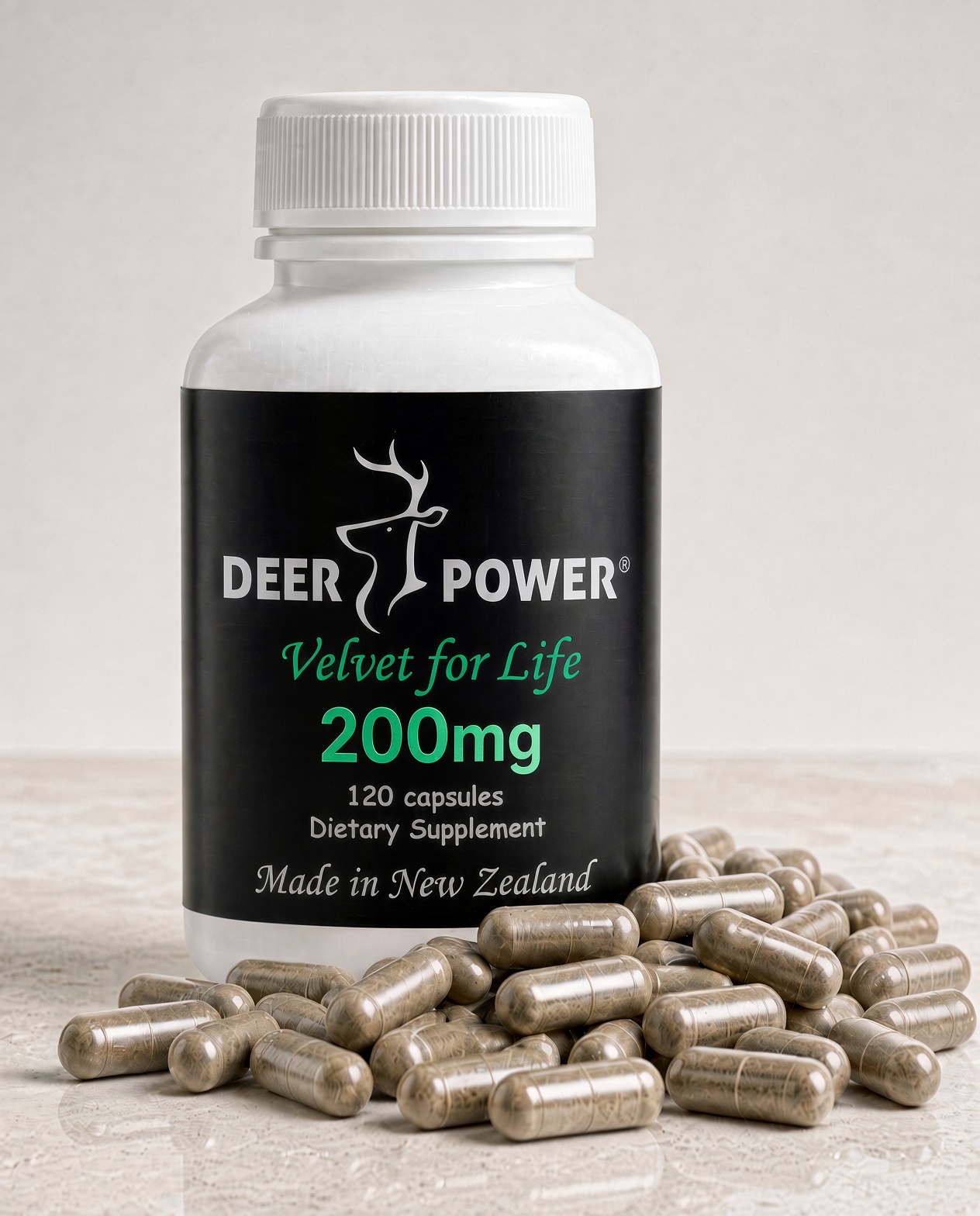 Deer velvet capsules 120 x 200mg